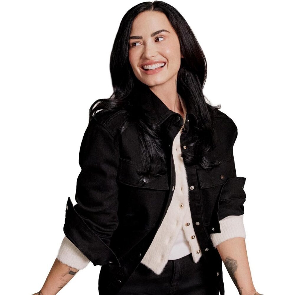 Women's (Demi's Pick) Oversized Fit Heavyweight Denim Shirt Jacket Black